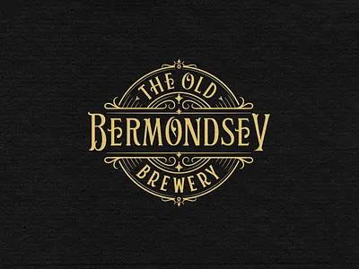 The Old Bermondsey Brewery beer branding brewery calligraphy hand lettering handlettering lettering logo logotype type typography vintage