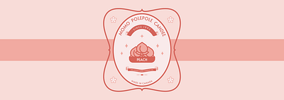 Candee Label Design branding canada candy design flower illustration illustrator label logo pink product sticker treat typography vector