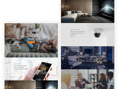Smart Home Website creative design layout smart home theme ui ux web design web development website wordpress