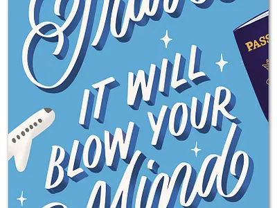 Travel! art calligraphy design hand lettering handlettered handlettering handwritten lettering letters type typography