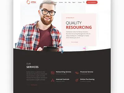 Corporate WordPress Theme corporate design theme ui ux web designer website wordpress wordpress design wordpress theme