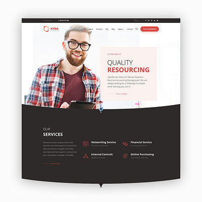 Corporate WordPress Theme corporate design theme ui ux web designer website wordpress wordpress design wordpress theme