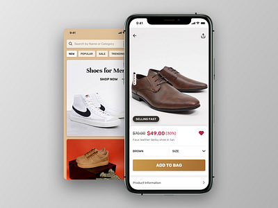 E-commerce UI WIP ecommerce marketplace mobile app mobile ui shop typography ui design