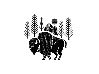 Tatanka animals animals illustrated bison branding design buffalo illustration logo logo design sketch yukon