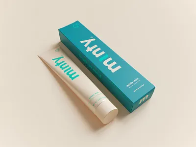 Minty II 3d 3d art 3drender branding branding and identity branding concept branding design c4d cinema 4d cinema4d color corona illustration octane