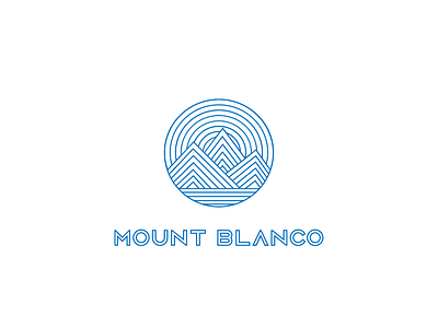 MOUNT BLANCO dailylogochallenge graphicdesign logo