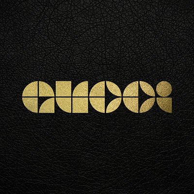 GUCCI logo design typography art