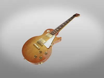 Gibson Les Paul 3dart c4d cgi cinema 4d cinema4d digitalart octane render substance painter