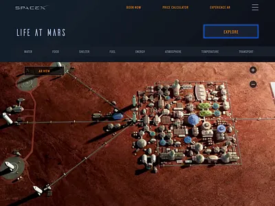 A landing page design for mars mission adobe adobe xd adobexd booking experience design home page landing page landingpage mars mars mission ticket tikcet boooking xd design xd ui kit xddailychallenge