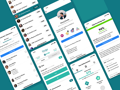 Nudge Rewards App! app design ios nudge profiles ui uidesign uiux