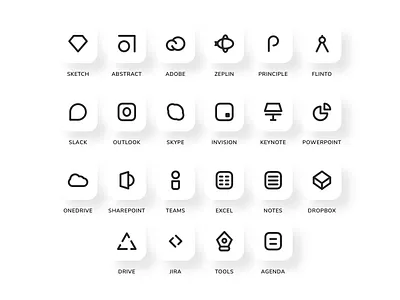 Design Tools Icon Set icon icon set icons sketch ui