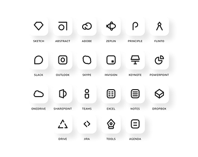 Design Tools Icon Set icon icon set icons sketch ui