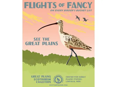 Flights of Fancy birds branding design graphic design illustration nature poster poster art poster design vector