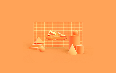 Colorway 3d art direction illustration