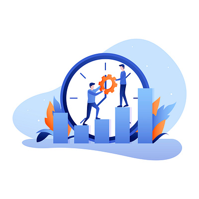 Use your time animation app branding icon illustrator logo minimal ux vector web