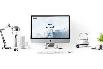 Free White iMac Pro Mock-Up free free mockup free psd free psd mockup freebie imac imac mockup imac pro mock up mockup