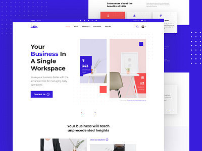 udix. — New Ecommerce Figma UI Kit adaptive blue demo design figma finance free freebie landing marketing premium template ui ui kit ui8 ux web white