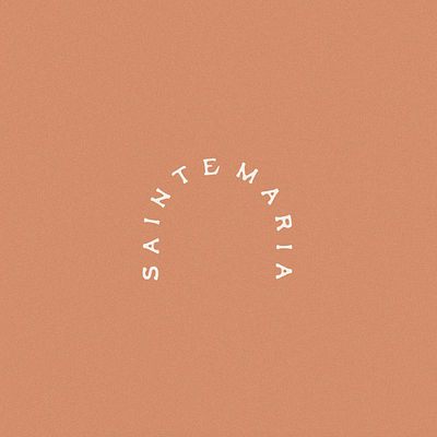 Sainte Maria Wordmark branding design font illustration jamescoffman lockup logo mexico minimal type typedesign typeface wordmark