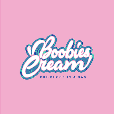 Childhood in a Bag. brand identity branding design designer graphic design ice cream identity design illustrator logo logotype photoshop retro
