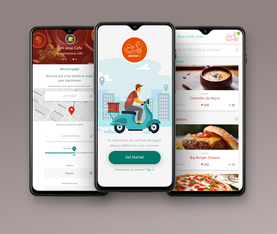 Delivery concept product design ui uxui