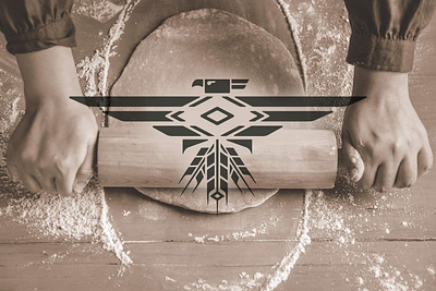 Thunderbird Bakery Pictorial Mark bird logo icon logo native american pictorialmark thunderbird vintage
