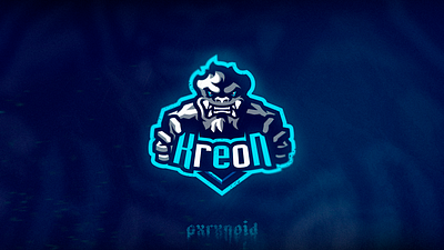 Yetti Mascot Logo aggresive angry big blue branding design e sports ice illustration kreon logo mascot mascot logo mountains snow snowman vector white yetti