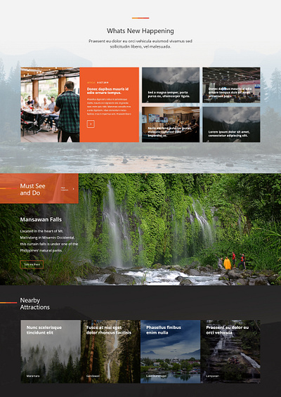 Local Tourism Site experiment tourism tourism site web site web site design