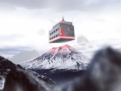 Volcán Popocatépetl mexico photoshop volcan