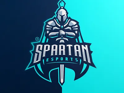 SPARTAN design esportlogo esports mascot gamelogo gamestreaming gaminglogo illustration logo mascot mascot logo mixer mixerlogo twitch logo twitch.tv