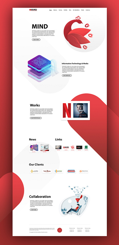 My latest work Mind - Website Design & Development branding design dubbing ecommerce illustration it logo marketing media mind mobileapplications socialmedia subtitling ui ux vector waleedsayed website