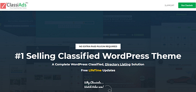 Classifieds WordPress theme free best classified classified ads design illustration