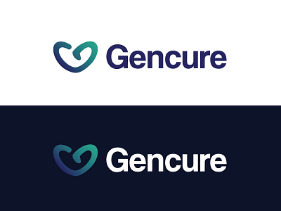 Gencure Logo BG Difference @emtelier branding healthcare healthcare logo illustration logo