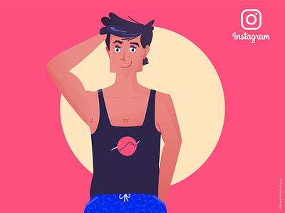 Instagram Profile cartoon cartoon character cartoon illustration character design illustration