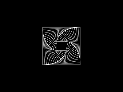 Squared abstract animation brand creative design freelance geometric graphic designer loader loading animation logo minimalist modernist motion design motion graphic optical art shapes square symbol video