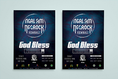 Godbless Flyer branding design flyer flyer design