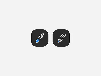 Icons app application bold clean design color picker desktop desktop application desktop tool figma figma icon icon icon design icon set iconography interfacedesign lines pencil tool tool tool icon vector