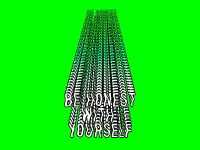Be honest with yourself design font design illustration lettering roccano