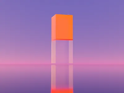 2 27 -Geometry 3d 3d art blender cube geometry ilustrator material wantline yellow