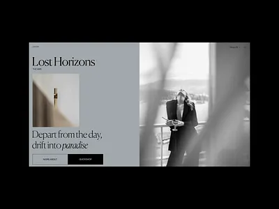 Loisir Homepage Animation grid interaction motion promo typography ui ux video web website wip