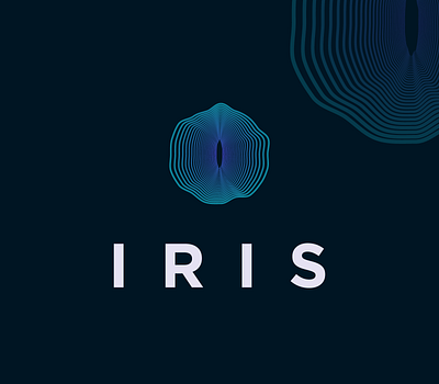 IRIS | Logomark Design automation brand creative futuristic gradient hmi interface iot logo machine modern process software solution