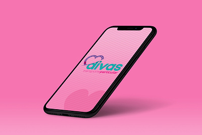 Diva's Logo branding design logo phone