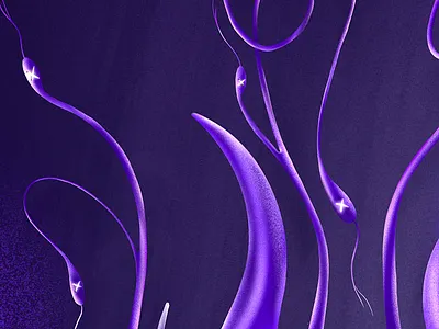 "MonstAR Zoo" illustration- detail augmented reality cartoon character character concept detail glowing illustartor illustration illustration art monster poisonous poster procreate purple snake snakes tentacles