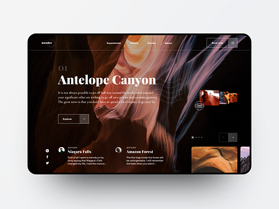 Travel experiences portal app booking dashboard design dribbble experience inspiration landing landing page news travel traveling ui ux web website