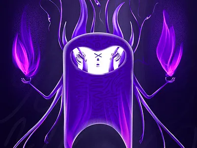 "MonstAR Zoo" illustration- character detail app augmented reality cartoon character character concept character design flames illustartor illustration illustration art ipadpro monster poster procreate procreate app tentacles