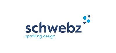 Logo Schwebz - Sparkling Design agency branding design logo typography vector