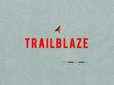 TRAILBLAZE logo topography trailblaze trailblazers