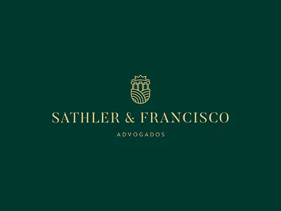 Sathler & Francisco Advogados Brand brand identity brand logo design branding capixaba law firm