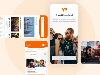 Traveling Mobile App Part 2 app appdesign mobile mobile app mockup modern stepwise travel traveling travelingapp ui uidesign ux uxdesign