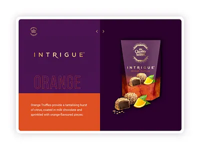 Quality Street Orange Detialed app corporate branding design typography ui ui ux design ux web