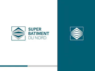 Super Batiment du Nord branding building construction design logo mark real estate residence
